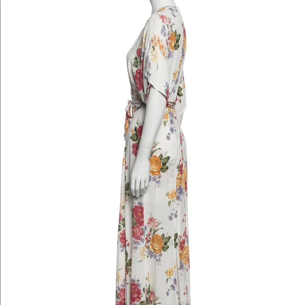 Reformation floral maxi wrap dress Large NWOT
